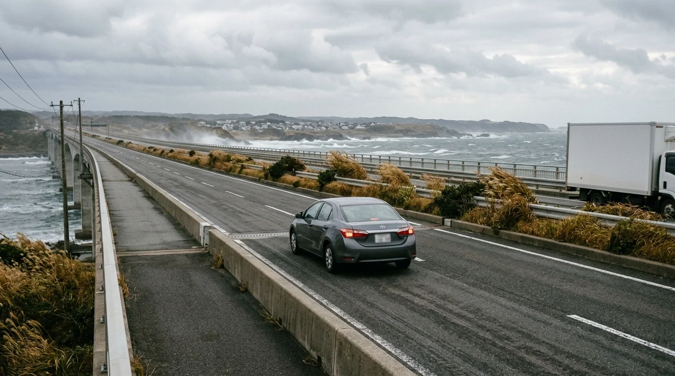 Driving in Strong Winds: Crosswind Control & Safety Tips